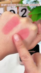 Loose Powder Setting &Correcting Powder and Puff Duo Brightening Correcting Oil Control Long Lasting Setting Powder Makeup