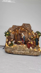 D&D FC609 Holy Family Three Kings Scene Nativity Set For Christmas Decoration