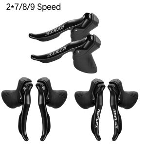 Road Bike Shifters 2x7 2x8 2x9 Speed Brake Lever 16/18/20 Speed Bicycle Derailleur For Shimano Sora Tiagra Claris Bike Parts