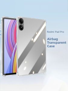 Boorca Silicone Protective Case for Redmi Tablet Anti-Fall Quad Corner Airbag Transparent Shell Compatible with Pad Series