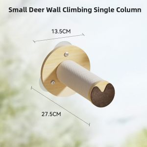 hipidog | Wall-mounted Cat Climbing Frame with Observation Deck and Cat House