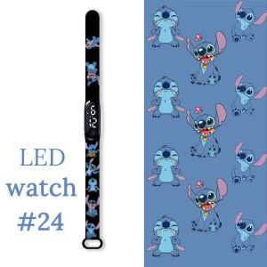 Fashion Stitch Children Watches Girls Waterproof Sport Wristband Women Bracelet Kids LED Watch Touch Digital Clock