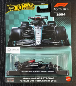 Hot Wheels Premium F1 Mercedes-AMG PETRONAS Formula One Team W15 Car #63