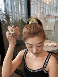 Dễ Thương Phong Cách Hàn Quốc Ngọt Ngào Nhấp Nháy Hoa Kim Cương Tóc Cho Bé Gái Tinh Tế Bờm Phụ Kiện Tóc Tóc Thời Trang Dây