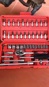Bộ tô vít khẩu đa năng 46 chi tiết – hỗ trợ sửa chữa nhanh gọn đầy đủ phụ kiện