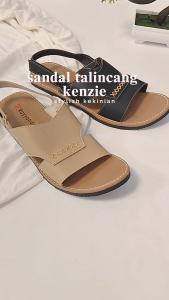 Sandal Wanita Talincang Kenzie Sandal Korean Style Tali Belakang Sandal Talincang Wanita Kulit Sintetis Terbaru Rayyanda