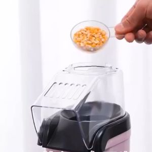 Electric Popcorn Maker 1200W - Hot Air Oil-Free Popcorn Popper for Family, Cafe, Bar - Mesin Bertih Jagung
