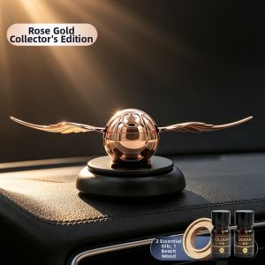 Harry Potter Golden Snitch Solar-Powered Moveable Fragrance Car Ornament