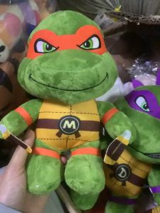 Potdemiel | 20cm Ninja Turtles Plush Dolls Anime Game TMNT Leo Raph Mike Don Stuffed Animals Decoration Ornament Toys for Kids Birthday Gift