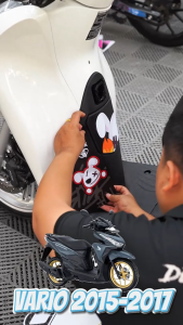 Tem Dán Nhựa Nhám SH 2020 - 2025 MS 916401 - Tem 3 Lớp Chống Nước & Chống Bay Màu