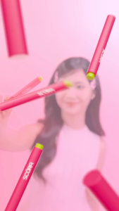 SCORA Bloop Pop Gloss Balm 2 gr- glossy// PANDA LOVELY