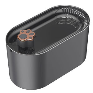 HATELI 3L Pet Water Fountain Auto Filter Cat Drinker USB Electric Mute Recirculate Filtering Drinker for Cats Dogs Automatic Circulating Dispenser