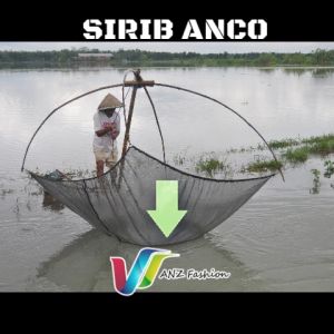 Sirib anco jaring penangkap ikan berbagai ukuran