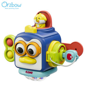 Orzbow Travel Activities Busy Cube for 6-18 Months Baby Montessori Busy Ball Early Education Toy Motor Skills Educational Learning Toys