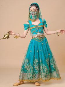 Princess Outfit Childrens Performance Clothes Set Girls Dance Chorus Show Photography Costume Fluffy Skirt Stage Performance