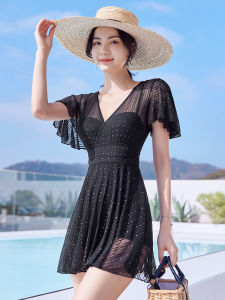 XINLIYA | Slimming Belly Covering Conservative Skirt Style Swimwear
