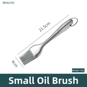 HUYO | Baking BBQ Oil Brush Stainless Steel Silicone