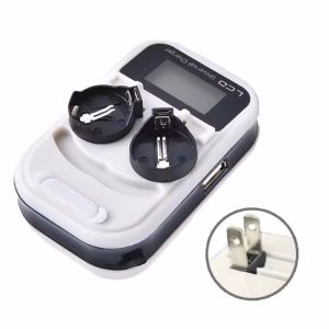 Intelligent Battery Charger LCD Lithium Button Battery Charging USB Rechargeable Multifunctional Battery Charger Power Supply