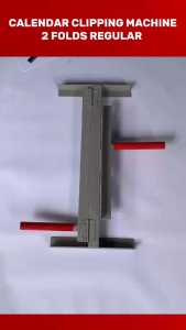 Calendar Clipping Machine - 2 Folds