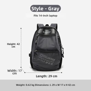 Volunteer | Large Capacity Travel Backpack for Men and Students