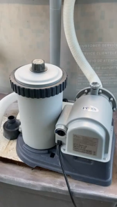 Bestway Flowclear Cartridge Filter Pump (1500gph) Compatible with Intex Pools