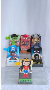 Dompet Panjang 3D Seri Superhero Karakter Dompet Anak Dompet Suvenir Gift Dompet Tinggi