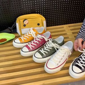 Sneaker wanita fashion import S221 sepatu kanvas putih kecil wanita mahasiswa musim panas