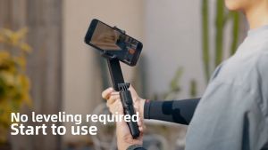 SG Ready Stock L09 Handheld Gimbal Stabilizer Phone Holder Mobile Video Vlog Stand Gyroscope Anti-shake Tripod Selfie Stick