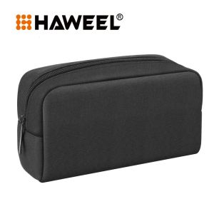 HAWEEL Electronic Organizer Bag Travel Cable Storage Pouch Portable Carrying Case for USB Drive Hard Drive Charger Headset Digital Accessories