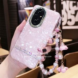 Ultra-Thin Diamond Patterned Phone Case for Huawei Honor 200 100 pro 90 Womens Style Fashion Luxury Protective Cover Silicone Material