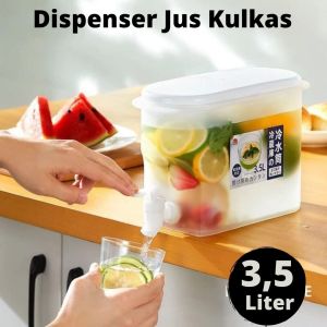 Dispenser Minuman Kulkas 35 Liter & Teko Air Portable