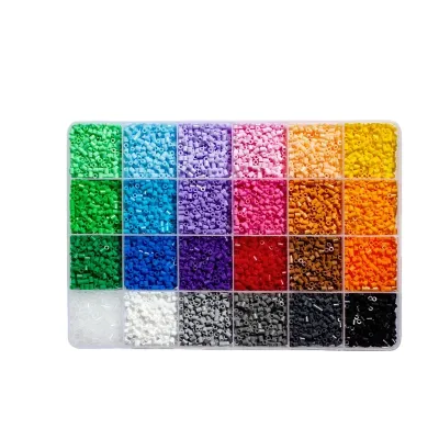 8400 Hạt Cườm Perler 2.6mm Hạt Cườm Sắt Dùng Làm Đồ Thủ Công DIY Trang Trí Nhà Cửa Hạt Cườm Nhựa