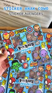 STICKER MARVEL NONO Avengers Superhero 100 pcs Waterproof pvc