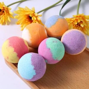 Organic Handmade Bath Bomb 干花双色精油浴盐球