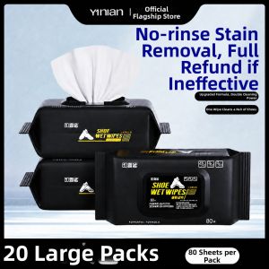 Yinian | No-rinse Stain Removal Wet Wipes Portable