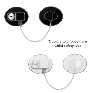 C.N. Children's Safety Lock: Baby Window Safety Limit Lock with Key & Refrigerator Door Locks