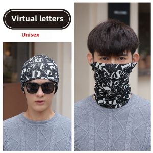 Bandana Womens Autumn and Winter Warm All-Matching Neck Protection Windproof Thickening Outdoor Cycling Magic Headband Beanie Scarf Men