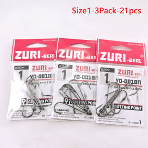 3 Gói Móc Câu Cá Mập Mắt To Đầu Cong Có Ngạnh Thép Carbon Cao Cấp Dùng Cho Câu Cá Trên Biển