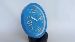 Jam Dinding Meja Kecil Polos Warna Warni Kamar Kantor Murah Minimalis Bergaransi Diameter 20 cm Ontime 1919 P4