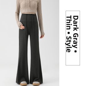 Maternity Pants Warm Leggings Flared Trousers Fall Winter