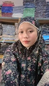 Mulena Rayon Dewasa Motif Batik Aruna Jumbo Renda Besar Super Premium - Lembut & Adem