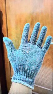 ALAT KESELAMATAN SARUNG PELINDUNG TANGAN KERJA PEKERJA INDUSTRI PROYEK TUKANG BANGUNAN LAS CAT KEBUN BERKEBUN BAHAN KAIN KATUN BENANG 8 BENANG RAJUT HITAM ABU ABU TEBAL ANTI LICIN SLIP KUAT WORKING SAFETY HAND GLOVE GLOVES SERBAGUNA 1 PASANG ALLSIZE KUAT