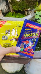 3 Gói Thức Ăn Omega Size Nhuyễn Gói 20g Chuyên Dụng Cho Cá Cảnh Cá Con Cá 7 Màu