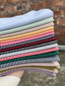 Vải Dệt Kim Cotton Nguyên Chất 1mm Cho Váy T-shirt Có Thể Co Giãn Vải Dệt Kim Màu Thủ Công DIY Cho Đồ Chơi Búp Bê Trẻ Em