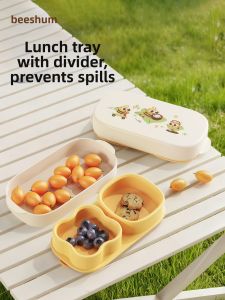 Beeshum | Suction Divided Silicone Baby Plate