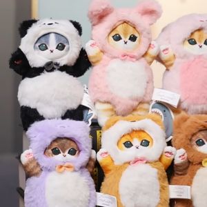 Mofusand Kawaii Cos Cat Plushies 25cm / 50cm Cosplay Animals Dinosaur Cow Bear Cute Plush Doll Toy