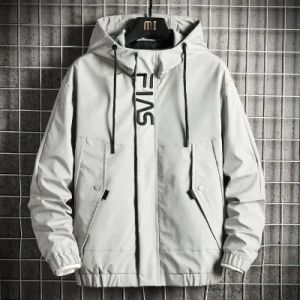 FUGUINIAO Áo Khoác Áo Len Áo Khoác Nam Phong Cách Hàn Quốc Áo Khoác Thể Thao Nam Bóng Chày