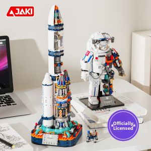 JAKI | Astronaut Space Shuttle Rocket Construction Block Educational Assembly Toy