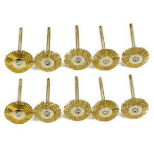 XCAN 10/20 Chiếc Bàn Chải Dây Thép Với 3 Mm Vỏ Cho Máy Khoan Mini Dremel Dụng Cụ Xoay Đánh Bóng Đá Mài Phụ Kiện Chế Biến Gỗ