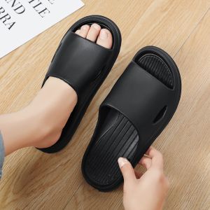 Coconut Slippers Mens Summer Outdoor Sports Anti-Slip Slip-On Thick Bottom Trendy Large Size Beach Sandals Comfortable Flat Heel
